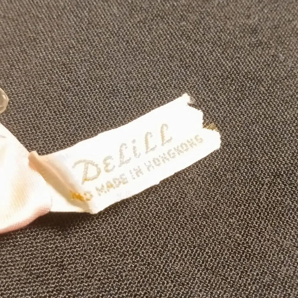 Vintage Delill Hand Beaded Seed beads and Crystals Women's Coin Purse
